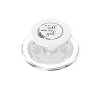 Il va Bien à Mon âme Christian Pretty Floral Vintage PopSockets PopGrip pour MagSafe