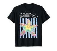Il va Bien à Mon âme Christian Pretty Ocean Starfish T-Shirt