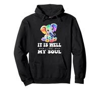 Il va Bien avec Mon âme, Christian, Mignon Petit éléphant Sweat à Capuche