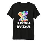 Il va Bien avec Mon âme, Christian, Mignon Petit éléphant T-Shirt Haut de Gamme