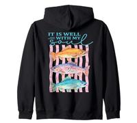 Il va Bien avec My Soul Christian Coastal Fish Beach Vibes Sweat à Capuche