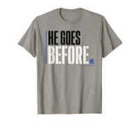 Il va Devant Moi Deutéronome 31:8 La Foi chrétienne T-Shirt