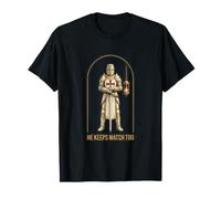 Il Veille Aussi à l'adoration catholique des Chevaliers Templiers T-Shirt