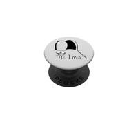 Il VIT dans Un Tombeau Vide, Faith Christian PopSockets PopGrip Adhésif