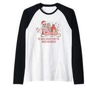Il voit ce Que tu as lu, Un Noël drôle et livresque. Manche Raglan