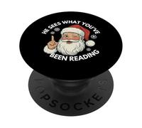 Il voit ce Que tu as lu, Un Noël drôle et livresque. PopSockets PopGrip Adhésif