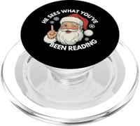 Il voit ce Que tu as lu, Un Noël drôle et livresque. PopSockets PopGrip pour MagSafe