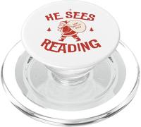 Il voit ce Que tu as lu, Un Noël drôle et livresque. PopSockets PopGrip pour MagSafe