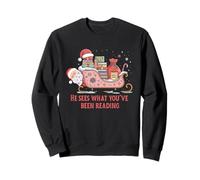 Il voit ce Que tu as lu, Un Noël drôle et livresque. Sweatshirt