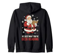 Il voit ce Que Vous Avez lu Funny Bookish Christmas Sweat à Capuche