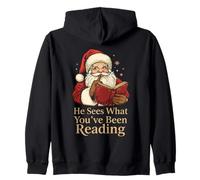 Il voit ce Que Vous Avez lu Funny Bookish Christmas Sweat à Capuche