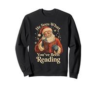 Il voit ce Que Vous Avez lu Funny Bookish Christmas Sweatshirt
