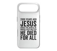 Il y a 2000 Ans, Jésus a mis Fin au débat sur Les Vies importantes Coque pour iPhone Air