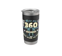 Il y a 360 degrés, alors pourquoi architecte diplômé architecture Gobelet isotherme en acier inoxydable double paroi