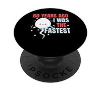 Il y a 60 Ans, j'étais Le Jour de Mes 60 Ans Le Plus Rapide PopSockets PopGrip Adhésif