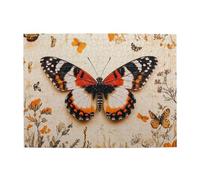 Il y a beaucoup de papillons colorés en bois puzzle de 500 pièces pour adultes puzzle stimulant pour taille de jeu 38,1 x 51,8 cm