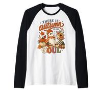 Il y a de l'automne dans Mon âme : Ghost Books Coffee Fall Scene Manche Raglan