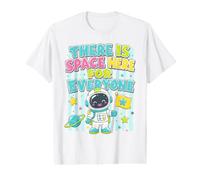 Il y a de l'espace Ici pour Tout Le Monde Enseignant d'inclusion d'astronaute T-Shirt Graphique avec Valeur