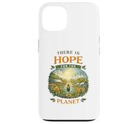 Il y a de l'espoir pour la planète Solarpunk Earth Day Green Life Coque pour iPhone 13