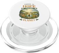 Il y a de l'espoir pour la planète Solarpunk Earth Day Green Life PopSockets PopGrip pour MagSafe