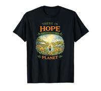 Il y a de l'espoir pour la planète Solarpunk Earth Day Green Life T-Shirt
