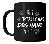 Il Y A Des Poils De Chien Dedans, C'Est Sûr ! - Amoureux Des Chiens Tasse À Café Drôle Tasses Céramique Tasse Pour Ami Chocolat Chaud Collègue 330Ml