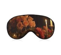 Il y a des roses sur la table - Masque de sommeil latéral - Masque de sommeil léger - Masque de sommeil avec coussinet nasal et bande élastique pour enfants, femmes et hommes