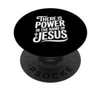 Il y a du Pouvoir au nom de Jésus chrétien PopSockets PopGrip Adhésif