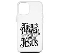 Il y a du Pouvoir dans Le nom de Jésus - Vintage Christian Faith Coque pour iPhone 12/12 Pro
