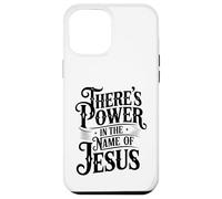 Il y a du Pouvoir dans Le nom de Jésus - Vintage Christian Faith Coque pour iPhone 12 Pro Max
