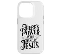Il y a du Pouvoir dans Le nom de Jésus - Vintage Christian Faith Coque pour iPhone 14 Pro