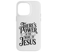 Il y a du Pouvoir dans Le nom de Jésus - Vintage Christian Faith Coque pour iPhone 14 Pro Max