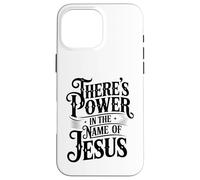 Il y a du Pouvoir dans Le nom de Jésus - Vintage Christian Faith Coque pour iPhone 16 Pro Max