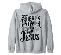 Il y a du Pouvoir dans Le nom de Jésus - Vintage Christian Faith Sweat à Capuche