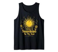 Il y a du Soleil dans Mon âme, Soleil bohème Vintage et pissenlits Débardeur