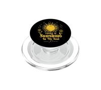 Il y a du Soleil dans Mon âme, Soleil bohème Vintage et pissenlits PopSockets PopGrip pour MagSafe