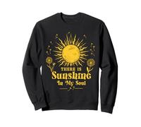 Il y a du Soleil dans Mon âme, Soleil bohème Vintage et pissenlits Sweatshirt