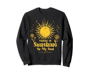 Il y a du Soleil dans Mon âme, Soleil bohème Vintage et pissenlits Sweatshirt