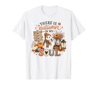 Il y a l'automne dans Mon âme, Une Jolie Citrouille fantôme T-Shirt Graphique avec Valeur