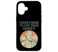 Il y a Plus dans la Vie Que l'argent - Philosopher Ancient Coque pour iPhone 16