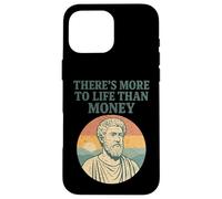 Il y a Plus dans la Vie Que l'argent - Philosopher Ancient Coque pour iPhone 16 Pro Max