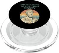 Il y a Plus dans la Vie Que l'argent - Philosopher Ancient PopSockets PopGrip pour MagSafe