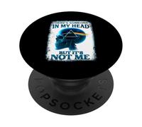 Il y a quelqu'un dans ma tête mais ce n'est pas moi qui dit squelette PopSockets PopGrip Adhésif