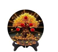 Il y a un arbre de richesse à la maison, et la richesse roule. La table de chevet est une décoration ronde pour la maison