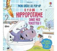 Il y a un hippopotame dans mes toilettes ! - Mon drôle de pop-up - Sam Taplin - Usborne - cartonné - Album jeunesse
