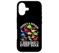 Il y a Une Raison derrière Chaque Rugissement d'un Mignon Dinosaure SPED Autism Coque pour iPhone 17