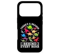 Il y a Une Raison derrière Chaque Rugissement d'un Mignon Dinosaure SPED Autism Coque pour iPhone 17 Pro