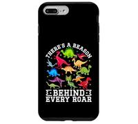 Il y a Une Raison derrière Chaque Rugissement d'un Mignon Dinosaure SPED Autism Coque pour iPhone 7 Plus/8 Plus