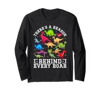 Il y a Une Raison derrière Chaque Rugissement d'un Mignon Dinosaure SPED Autism Manche Longue