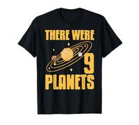 Il Y Avait 9 Planètes Humour Espace Science T-Shirt